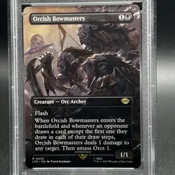 Orcish Bowmasters (Borderless) MTG Universes Beyond:Lord of the Rings PSA 10 - Image 3