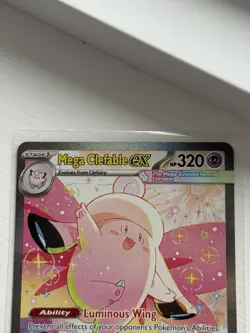 Pokemon TCG 119/088 Mega Clefable Ex SIR Perfect Order Pack Fresh - Image 4