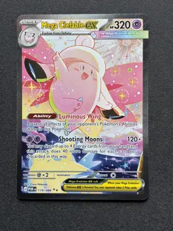 Pokemon TCG Mega Clefable EX 119/088 Perfect Order SIR - Image 1