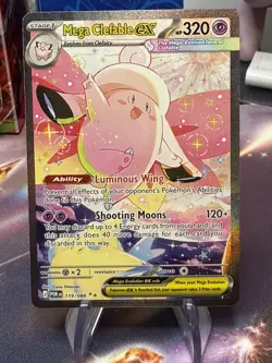 Pokemon TCG Mega Clefable Ex 119/088 SIR Perfect Order (NM) - Image 1