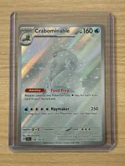 Pokemon Cards Crabominable 149/142 Stellar Crown Illustration Rare - NM / M - Image 4