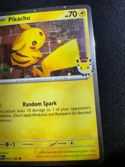 Pikachu 51/162 Stamped 2026 Pokemon Day 30th Anniversary Promo TCG - Image 3