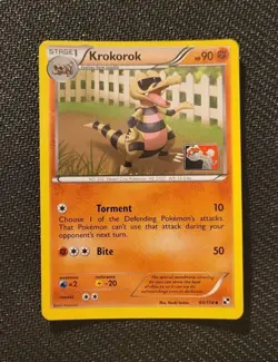 Krokorok - 64/114 - Reverse Holo Crosshatch Pokemon League Promo - Pokemon TCG - Image 1