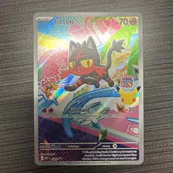 Pokemon TCG First Partner Illustration Collection Series 1 Gen 7 Starters Set - Image 4