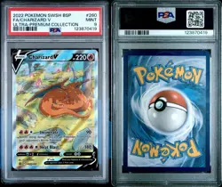 2022 Pokemon SWSH260 * BSP * Full Art * Charizard V * Ultra Prem. Coll. * PSA 9 - Image 3