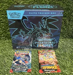 Pokemon TCG Phantasmal Flames Elite Trainer Box (ETB) & 2 Packs SEALED - Image 1