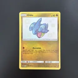 Pokemon Sun & Moon Hidden Fates: Gible Shiny SV38/SV94 Shiny Vault Holo - Image 1