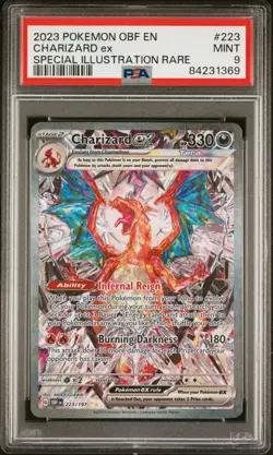 Obsidian Flames Charizard EX Special Illustration Sir #223/197 PSA 9 - Image 1