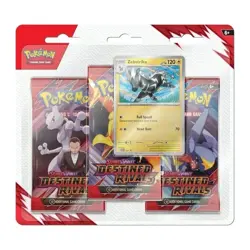 Pokemon TCG: Scarlet & Violet - Destined Rivals 3 Pack Blister New Sealed - Image 1