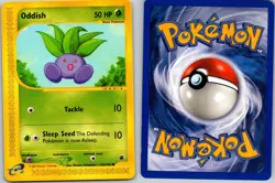 ODDISH POKEMON EXPEDITION BASE SET 122/165 COMMON LP - Image 1