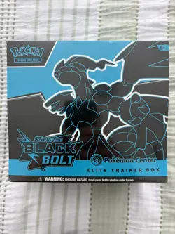 POKEMON CENTER Black Bolt Elite Trainer Box (Sealed) with Acrylic case - Image 1