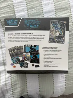POKEMON CENTER Black Bolt Elite Trainer Box (Sealed) with Acrylic case - Image 3