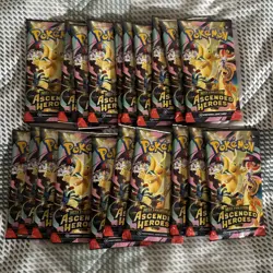Lot Of 20 Pokemon Ascended Heroes Booster Packs - Image 1
