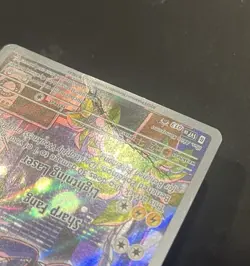 Pokemon Miraidon SVP 013 Black Star Promo Holo Damaged Crease - Image 3