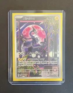 Pokemon Miraidon SVP 013 Black Star Promo Holo Damaged Crease - Image 5