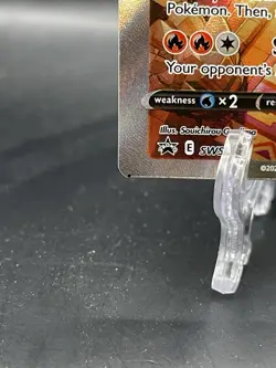 Pokemon Sword & Shield Promo Flareon V SWSH179 Holo Rare Error Miscut Alignment - Image 2