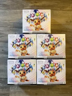 LOT OF 5 - Pokemon Prismatic Evolutions Elite Trainer Box ETB ✅Sealed ✅In Hand - Image 1