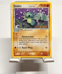 2006 Pokemon EX Dragon Frontiers - Seadra Reverse Holo Stamped 22/101 - Image 1