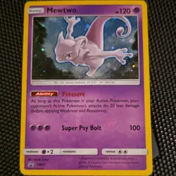 Pokemon Mewtwo Sm-Promos Promo Holo SM77 Basic HP 120 2017 English - Image 1