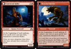 4x Convicted Killer // Branded Howler MTG Shadows over Innistrad NM Magic Regula - Image 1
