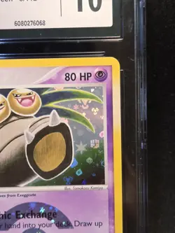 CGC Gem Mint 10 Exeggutor 5/112 Reverse Holo EX Fire Red & Leaf Green Pokemon - Image 4