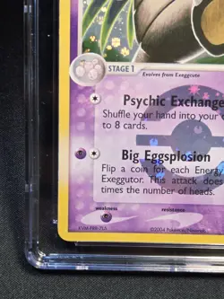 CGC Gem Mint 10 Exeggutor 5/112 Reverse Holo EX Fire Red & Leaf Green Pokemon - Image 5