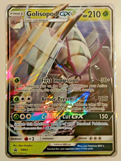 Golisopod GX SM62 Holo Sun & Moon Black Star Promo - Pokemon - Image 1