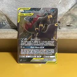 Umbreon and Darkrai GX 125/236 Sun & Moon Unified Minds Tag Team Pokemon TCG LP - Image 1