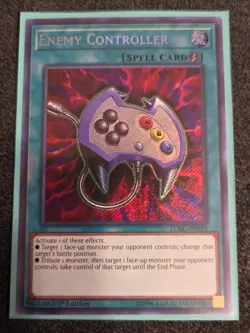 Yugioh Enemy Controller - LCKC-EN032 - Secret Rare - 1st ed - Mint / Near Mint - Image 1