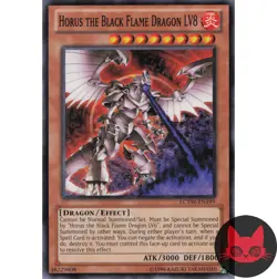 Yugioh Horus the Black Flame Dragon LV8 LCYW-EN199 Common NM - Image 1