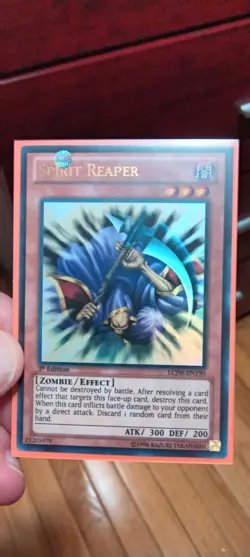 YuGiOh: "Spirit Reaper" - ULTRA RARE - 1st Ed - MINT NEW - LCJW-EN190 - Image 1