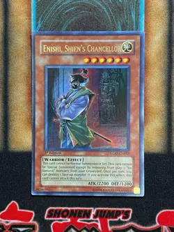 Yugioh Enishi, Shien’s Chancellor GLAS-EN032 Ultra Rare 1st Ed LP - Image 1