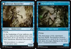 4x Aberrant Researcher // Perfected Form MTG Shadows over Innistrad NM Magic Reg - Image 1