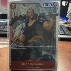Benn.Beckman OP09-009 SR Counter +1000 7000 Power One Piece CCG Bandai EN - Image 1