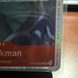 Benn.Beckman OP09-009 SR Counter +1000 7000 Power One Piece CCG Bandai EN - Image 3