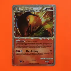 Typhlosion PRIME Holo Promo HGSS09 LP HeartGold SoulSilver HGSS Pokemon Card - Image 2