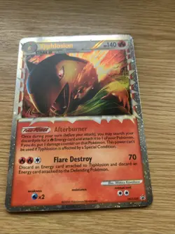 Pokemon Cards Typhlosion HGSS09 HGSS Black Star Promos Promo NM - Image 1