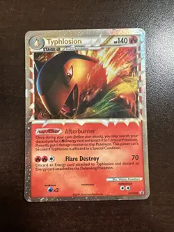 Typhlosion Prime HGSS09 Pokemon TCG Promo MINOR DINGS - Image 1