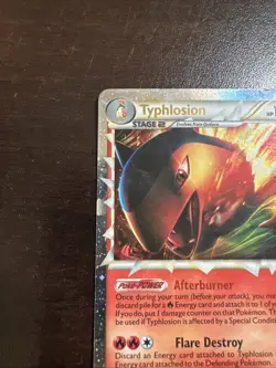 Typhlosion Prime HGSS09 Pokemon TCG Promo MINOR DINGS - Image 2