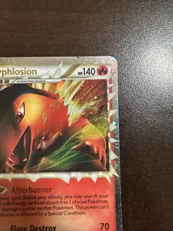 Typhlosion Prime HGSS09 Pokemon TCG Promo MINOR DINGS - Image 3