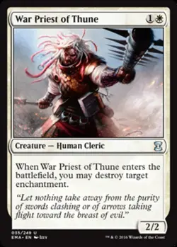 1x War Priest of Thune MTG Eternal Masters NM Magic Regular - Image 1