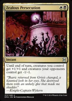 1x Zealous Persecution - Foil MTG Eternal Masters NM Magic Foil - Image 1