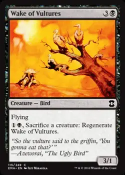 1x Wake of Vultures - Foil MTG Eternal Masters NM Magic Foil - Image 1