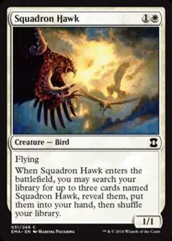 1x Squadron Hawk MTG Eternal Masters NM Magic Regular - Image 1