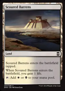1x Scoured Barrens - Foil MTG Eternal Masters NM Magic Foil - Image 1
