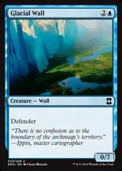 1x Glacial Wall - Foil MTG Eternal Masters NM Magic Foil - Image 1