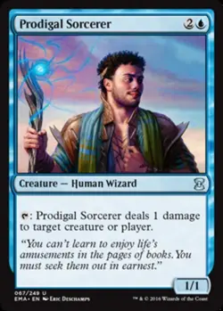1x Prodigal Sorcerer MTG Eternal Masters NM Magic Regular - Image 1