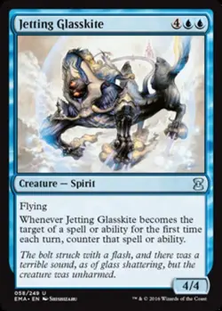 1x Jetting Glasskite MTG Eternal Masters NM Magic Regular - Image 1