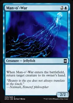 1x Man-o'-War MTG Eternal Masters NM Magic Regular - Image 1