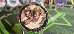 Ken Griffey Jr Coin 1997 Upper Deck Game Worn Jersey card replica #44/100 mint - Image 2
